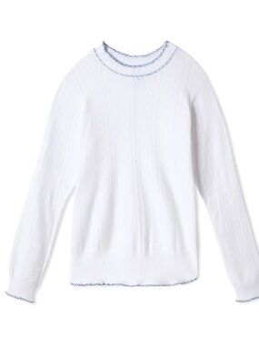 Pretties Venice Classic Crew Looong Relaxed Pointelle L/S